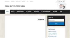 Desktop Screenshot of easybicycletouring.com